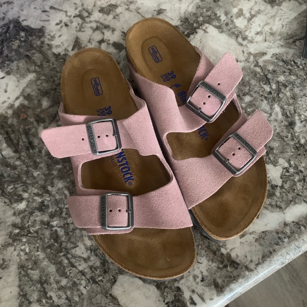 Arizona Birkenstock Lavender Blush - Soft Footbed size 39/size 8-8.5 no box